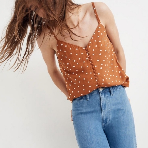 Madewell Tops - Madewell Polka Dot Top